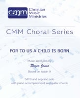 For to us a child is born SATB choral sheet music cover